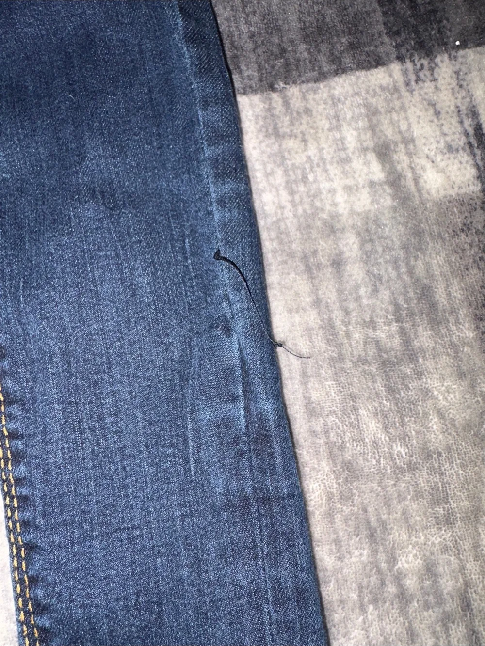 NOBO Dark Blue Distressed Skinny Jeans
